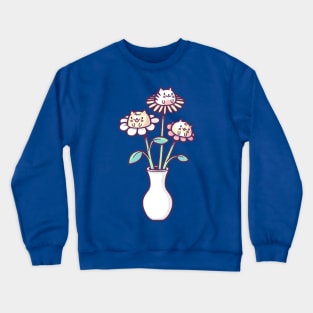 Flower felines Crewneck Sweatshirt